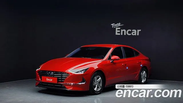 Hyundai Sonata (DN8) 2019 Красный из Кореи