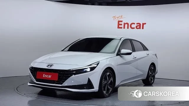 Hyundai Avante (CN7) 2020 Белый из Кореи