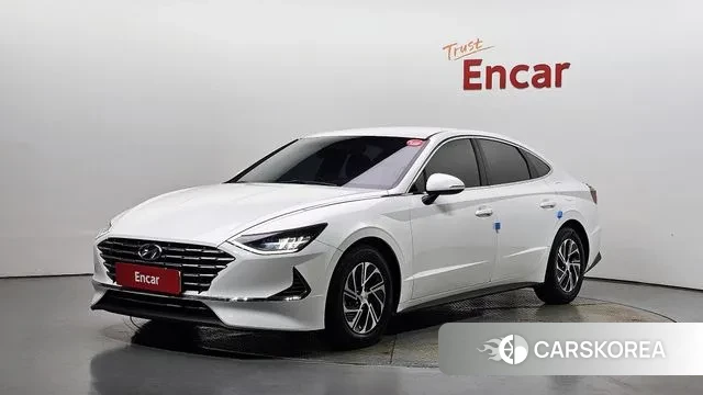 Hyundai Sonata Hybrid (DN8) 2021 Белый из Кореи