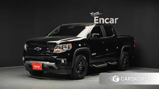 Chevrolet (GM Daewoo) Real New Colorado 2021 Черный из Кореи