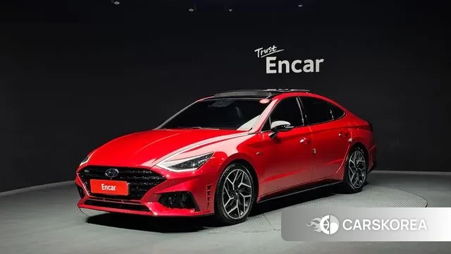 Hyundai Sonata (DN8) 2021 Красный из Кореи