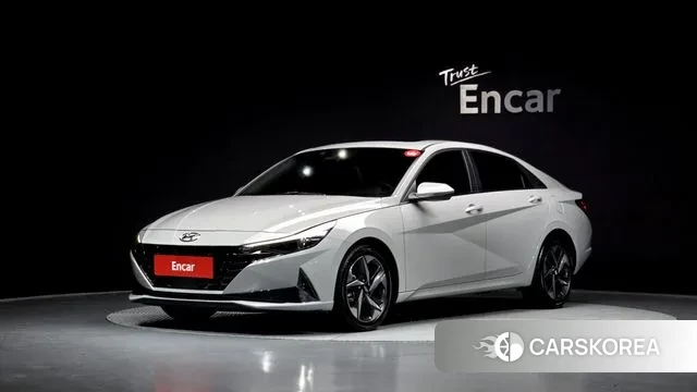 Hyundai Avante (CN7) 2021 Серебристо-серый из Кореи