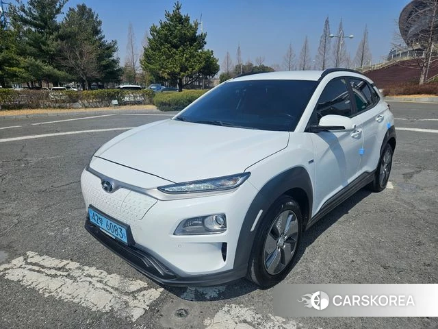 Hyundai Kona Electric 2018 Белый из Кореи