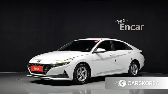 Hyundai Avante (CN7) 2021 Белый из Кореи