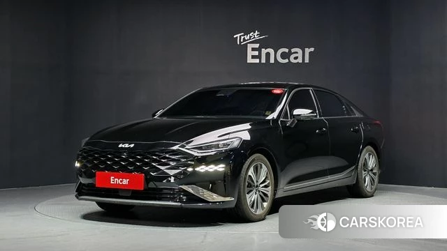 Kia K8 Hybrid 2022 Черный из Кореи