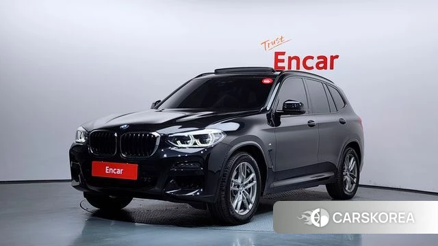 BMW X3 (G01) 2021 Черный из Кореи
