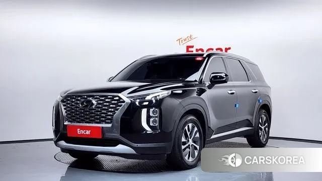 Hyundai Palisade 2021 Черный из Кореи