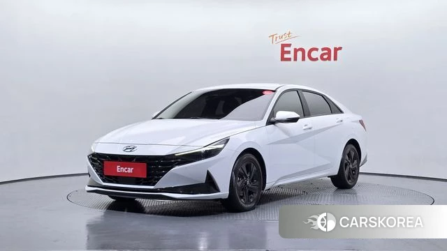 Hyundai Avante (CN7) 2022 Белый из Кореи