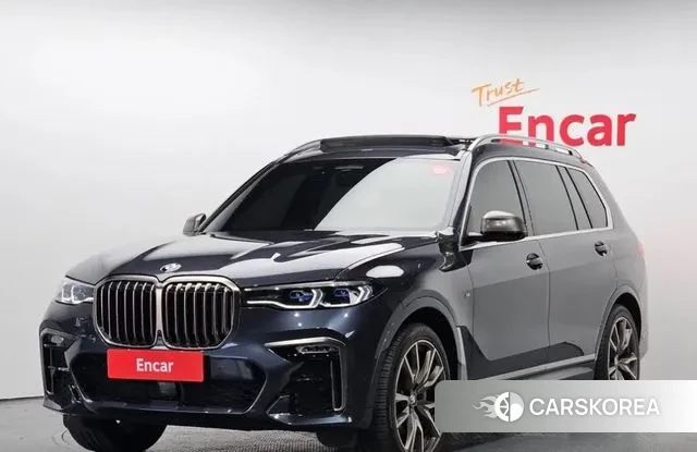 BMW X7 (G07) 2021 Серый из Кореи