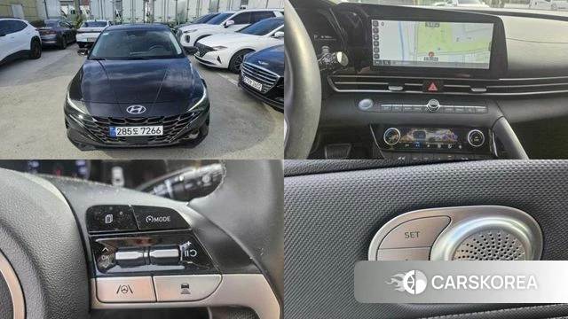 Hyundai Avante (CN7) 2022 Черный из Кореи
