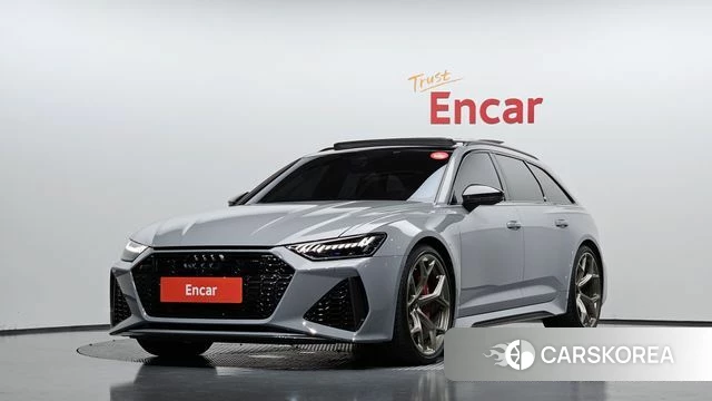 Audi RS6 (C8) 2025 Серебристо-серый из Кореи