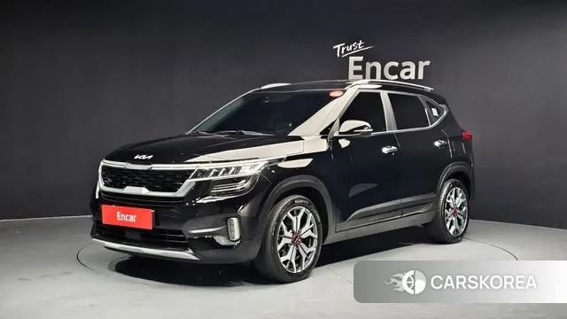 Kia Seltos 2022 Черный из Кореи