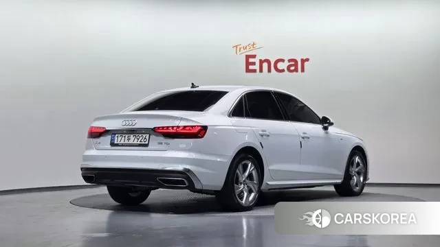 Audi A4 (B9) 2021 Белый из Кореи