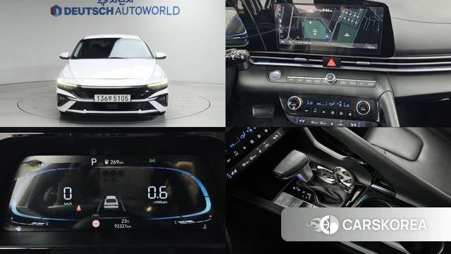 Hyundai The New Avante (CN7) 2023 Белый из Кореи