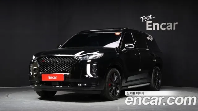 Hyundai Palisade 2021 Черный из Кореи