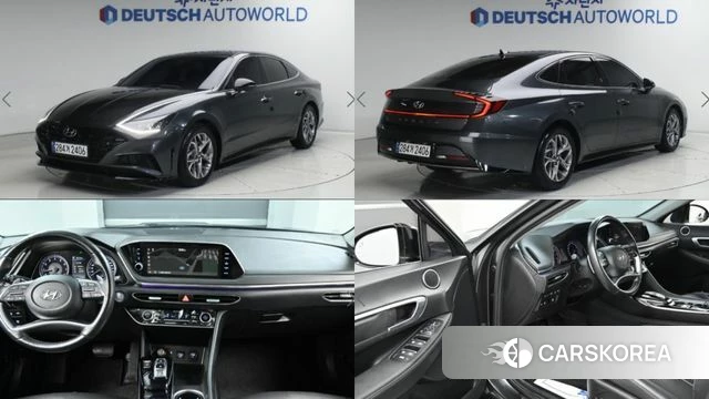 Hyundai Sonata (DN8) 2021 Серый из Кореи
