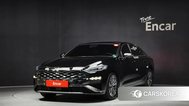 Kia K8 Hybrid 2021 Черный из Кореи