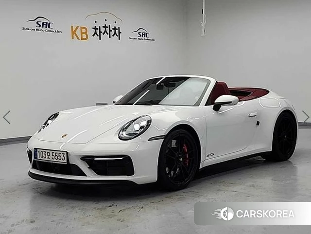 Porsche 911(992) 2023 Белый из Кореи