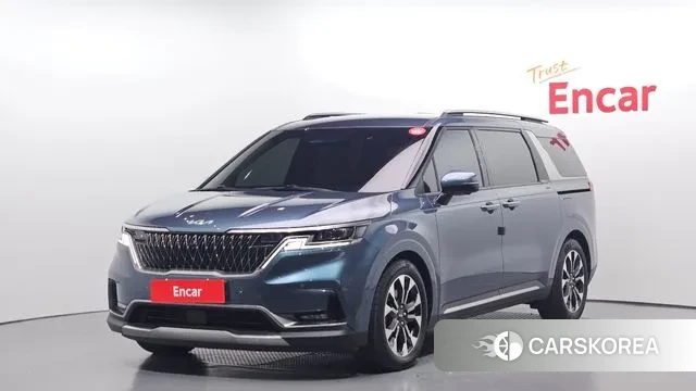 Kia Carnival 4th generation 2021 Небесно-голубой из Кореи
