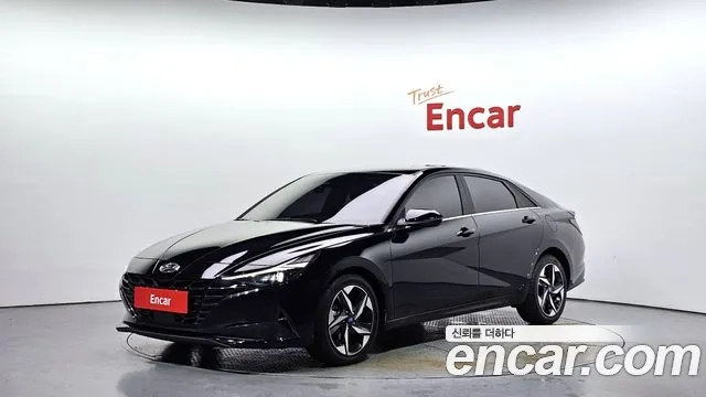 Hyundai Avante (CN7) 2020 Черный из Кореи