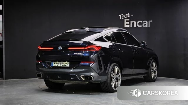 BMW X6 (G06) 2022 Черный из Кореи
