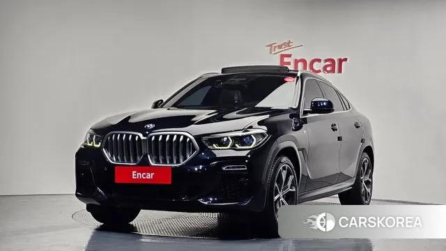 BMW X6 (G06) 2021 Черный из Кореи