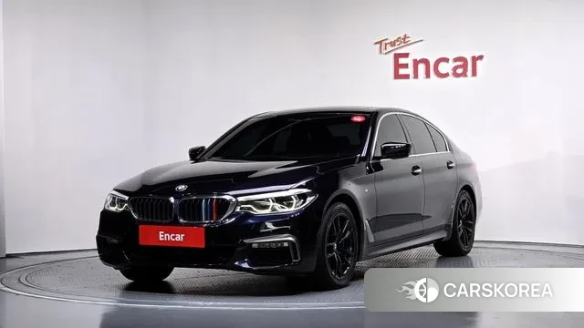 BMW 5 Series (G30) 2018 Черный из Кореи