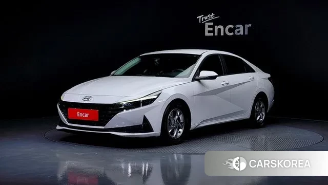 Hyundai Avante (CN7) 2020 Белый из Кореи