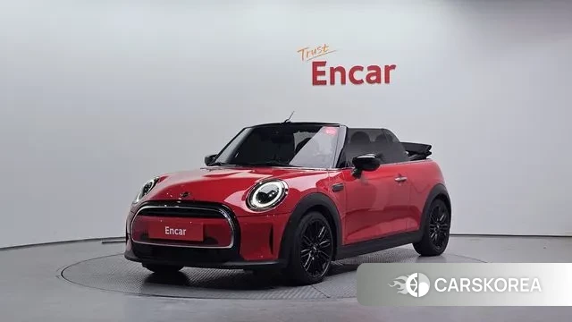 Mini Cooper Convertible 2023 Красный из Кореи
