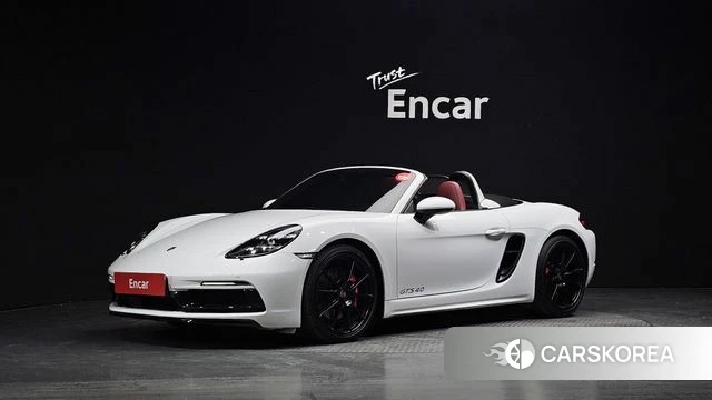 Porsche 718 Boxster 2023 Белый из Кореи