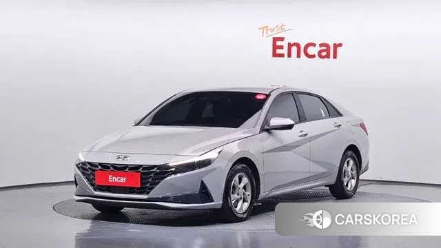 Hyundai Avante (CN7) 2022 Серебристо-серый из Кореи
