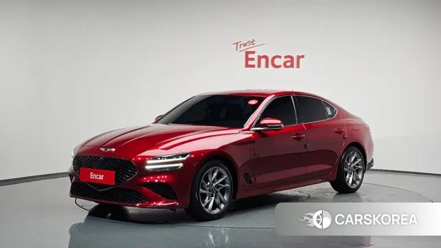 Genesis The New G70 2022 Красный из Кореи