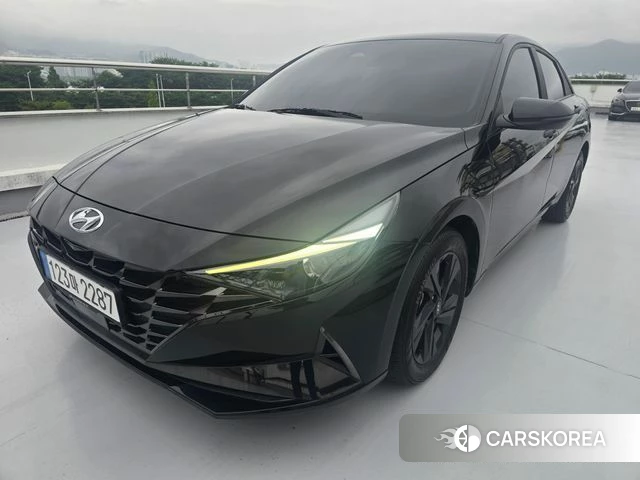 Hyundai Avante (CN7) 2022 Черный из Кореи