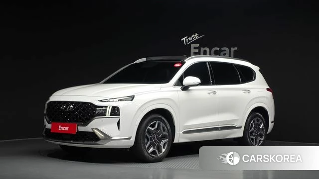 Hyundai The New Santa Fe 2022 Белый из Кореи