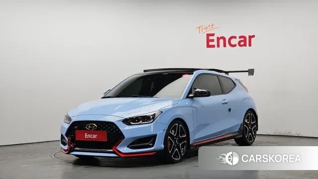 Hyundai Veloster (JS) 2021 Небесно-голубой из Кореи