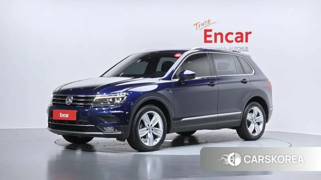 Volkswagen Tiguan second Generation 2020 Синий из Кореи