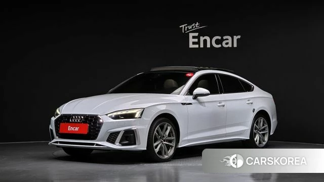 Audi A5 (F5) 2021 Белый из Кореи
