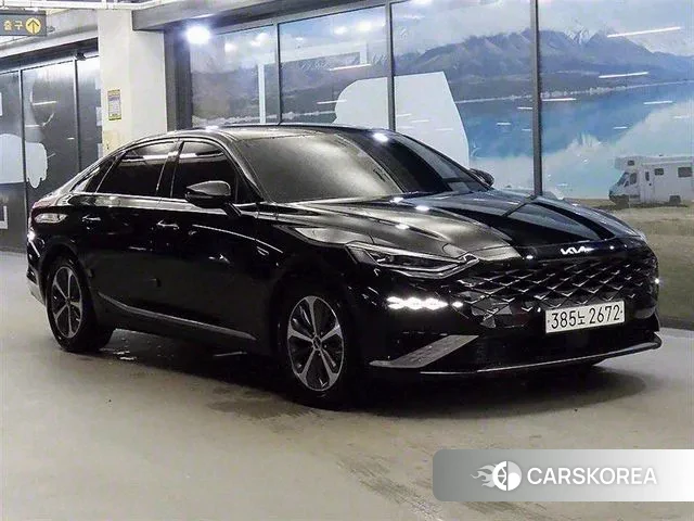 Kia K8 Hybrid 2023 Черный из Кореи