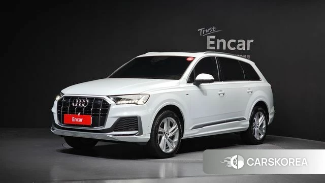 Audi Q7 (4M) 2021 Белый из Кореи
