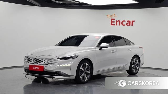 Kia K8 Hybrid 2021 Белый из Кореи