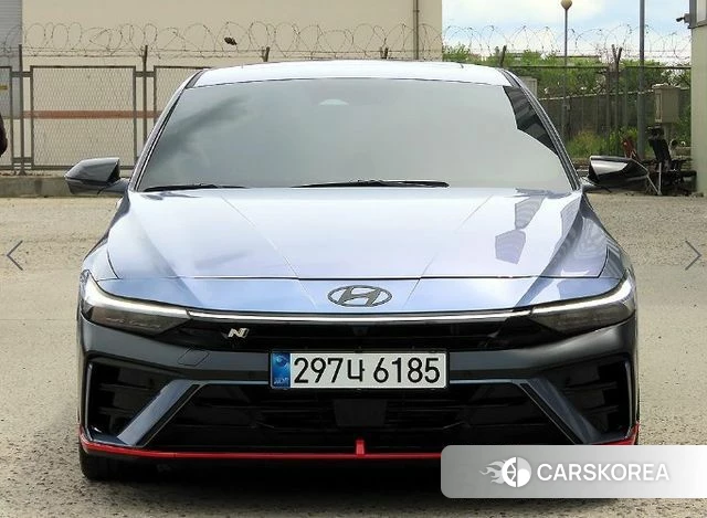 Hyundai The New Avante (CN7) 2025 Синий из Кореи