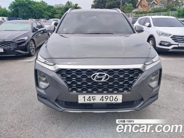 Hyundai Santa Fe TM 2019 Серый из Кореи