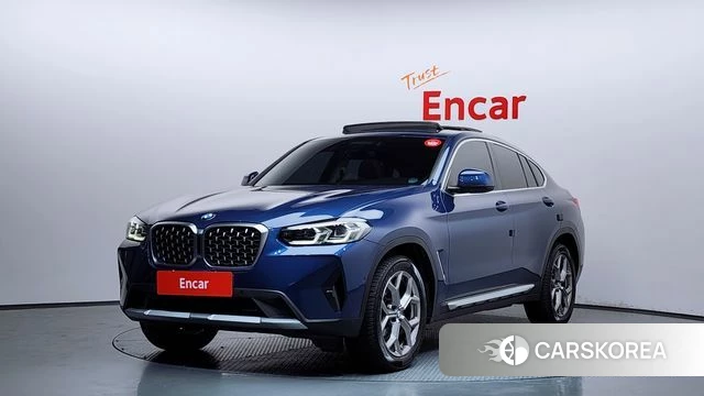 BMW X4 (G02) 2022 Синий из Кореи