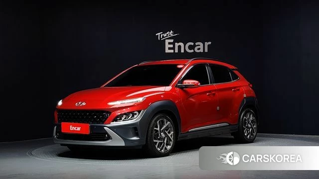 Hyundai The New Kona Hybrid 2022 Красный из Кореи