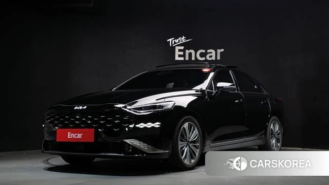 Kia K8 Hybrid 2024 Черный из Кореи