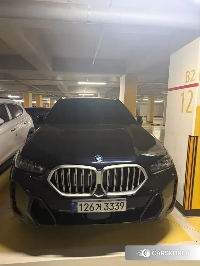 BMW X6 (G06) 2025 Черный из Кореи