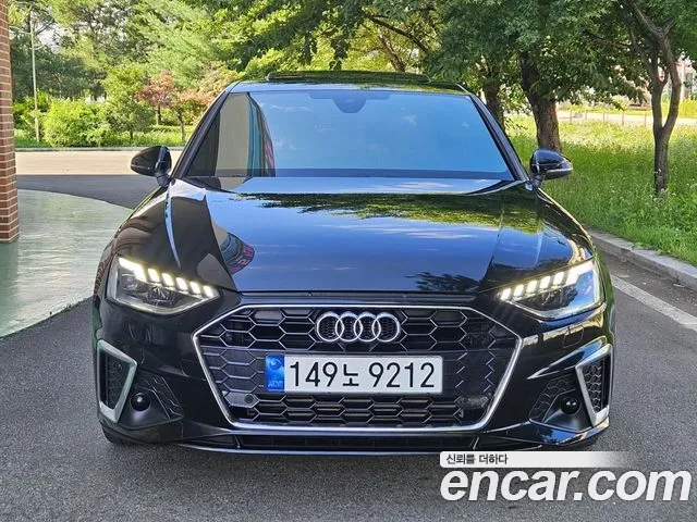 Audi A4 (B9) 2021 Черный из Кореи