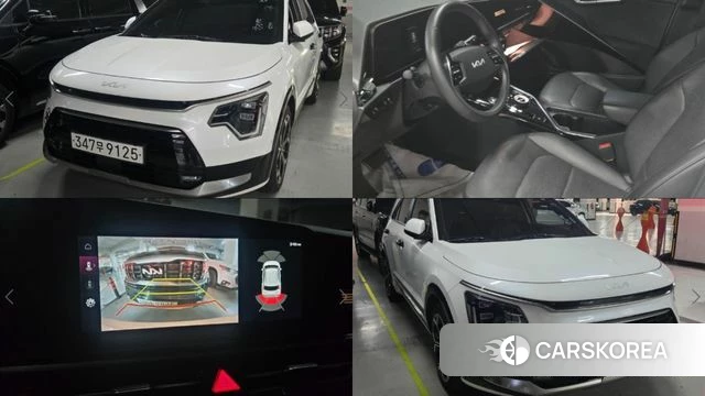 Kia Di Ol Nu Niro 2022 Белый из Кореи