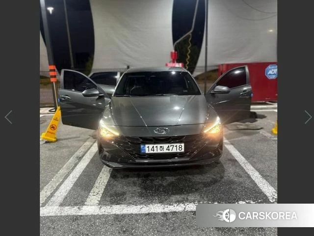 Hyundai Avante (CN7) 2022 Серый из Кореи