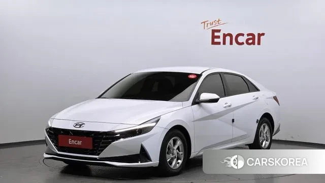 Hyundai Avante (CN7) 2021 Белый из Кореи